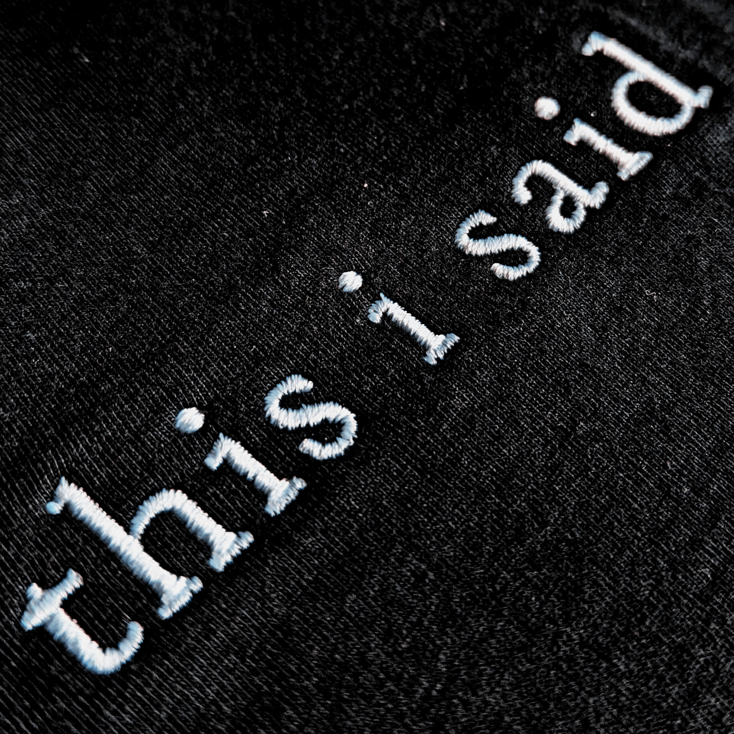 This I Said on the front of an Aid tank top