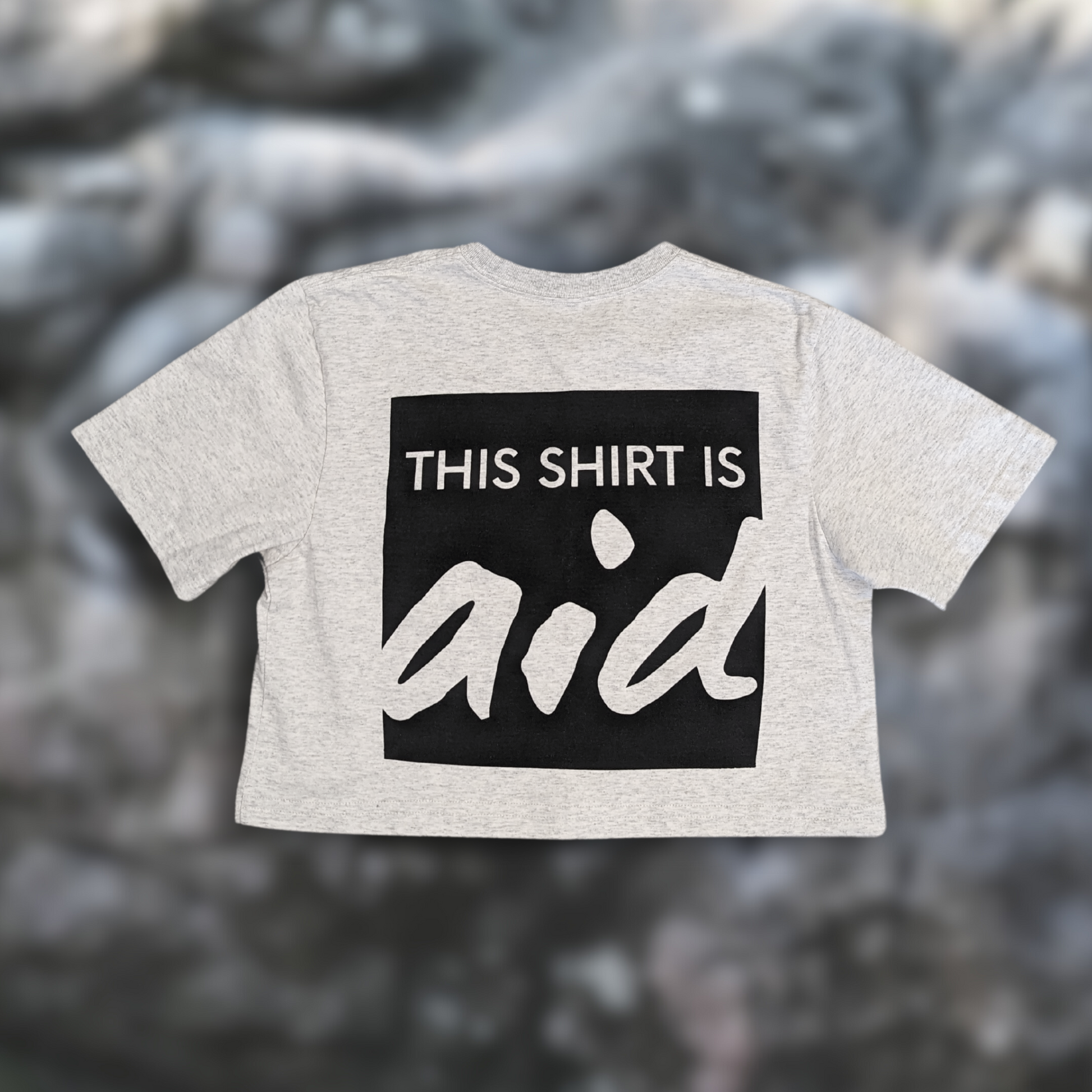 Crop Top version of Aid Climbing Company's Staple Tee