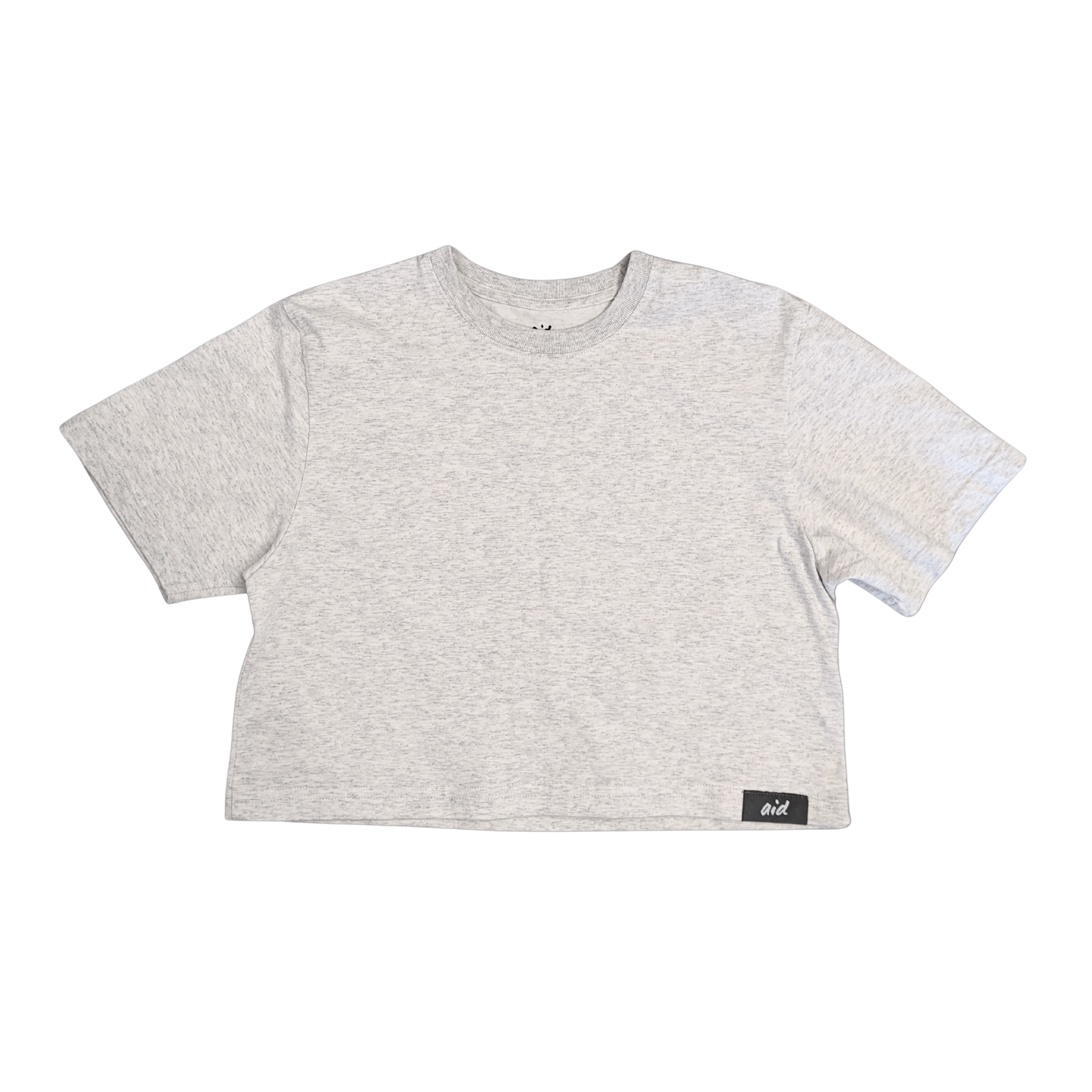Crop Aid t-shirt with brand logo.